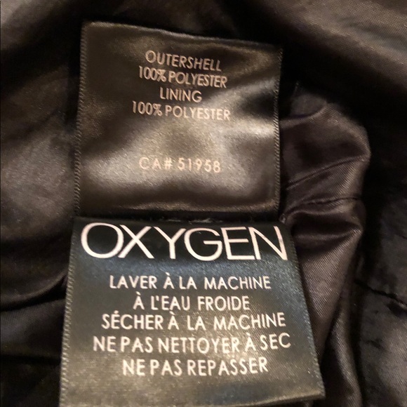 Oxygen - Black wind coat - Picture 3 of 4